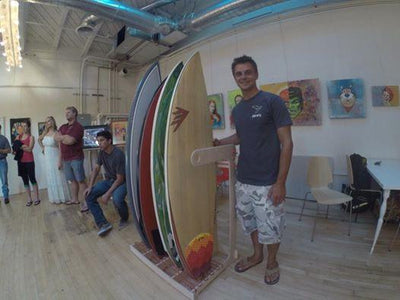 The Alexey Surfboard Rack designer