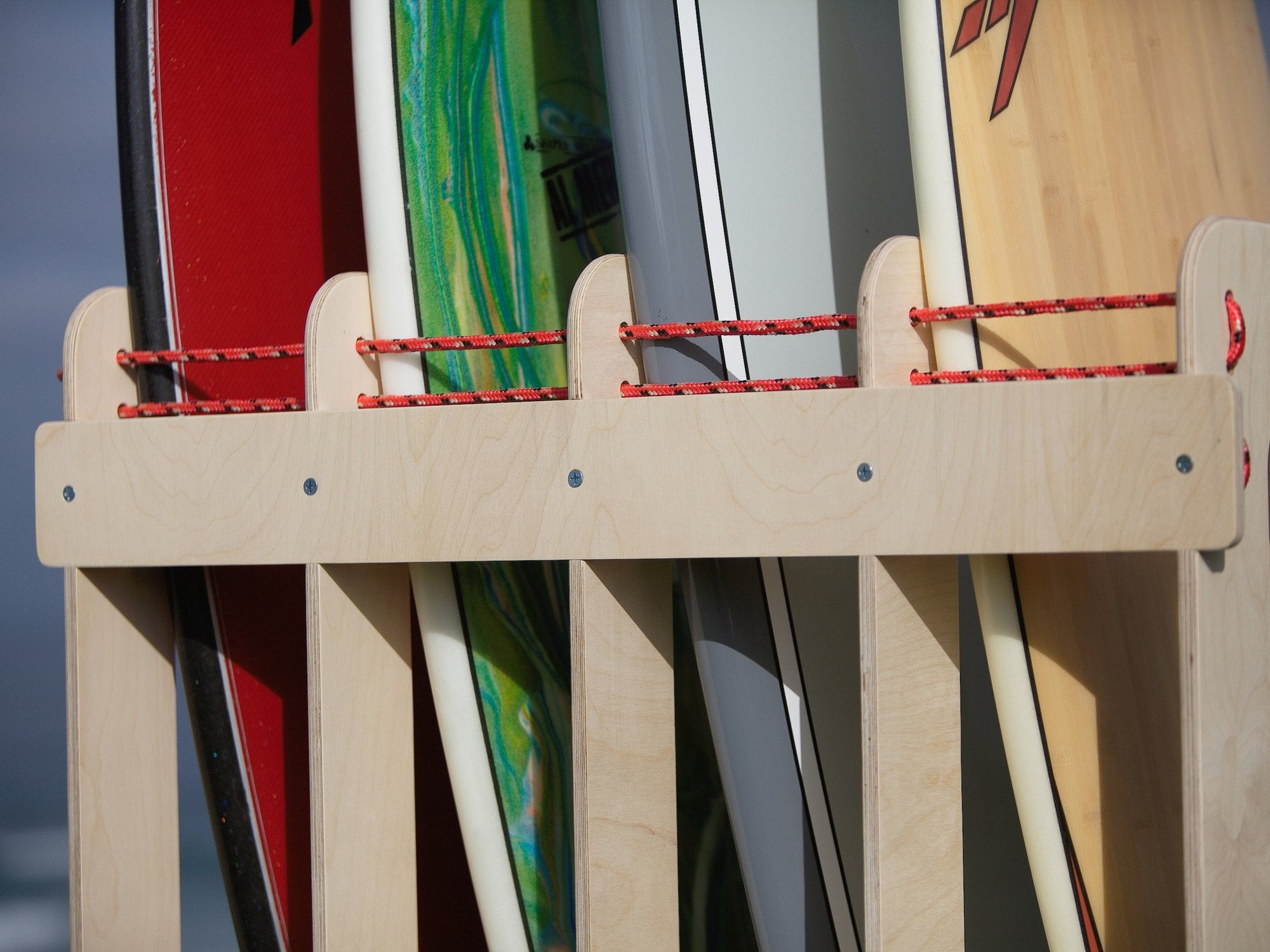 Freestanding horizontal surfboard online rack