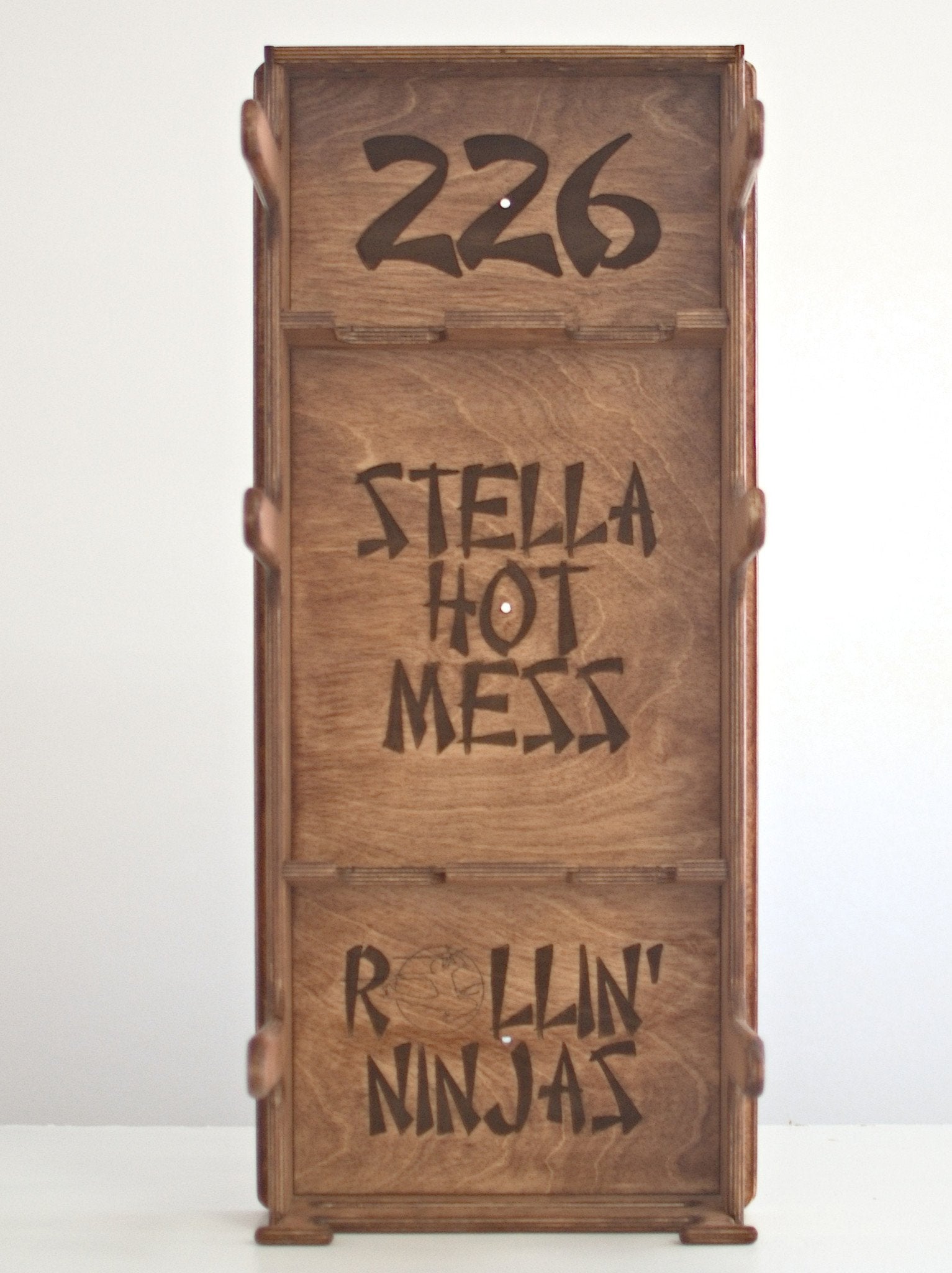 Roller Derby Gear Rack - Stella Hot Mess