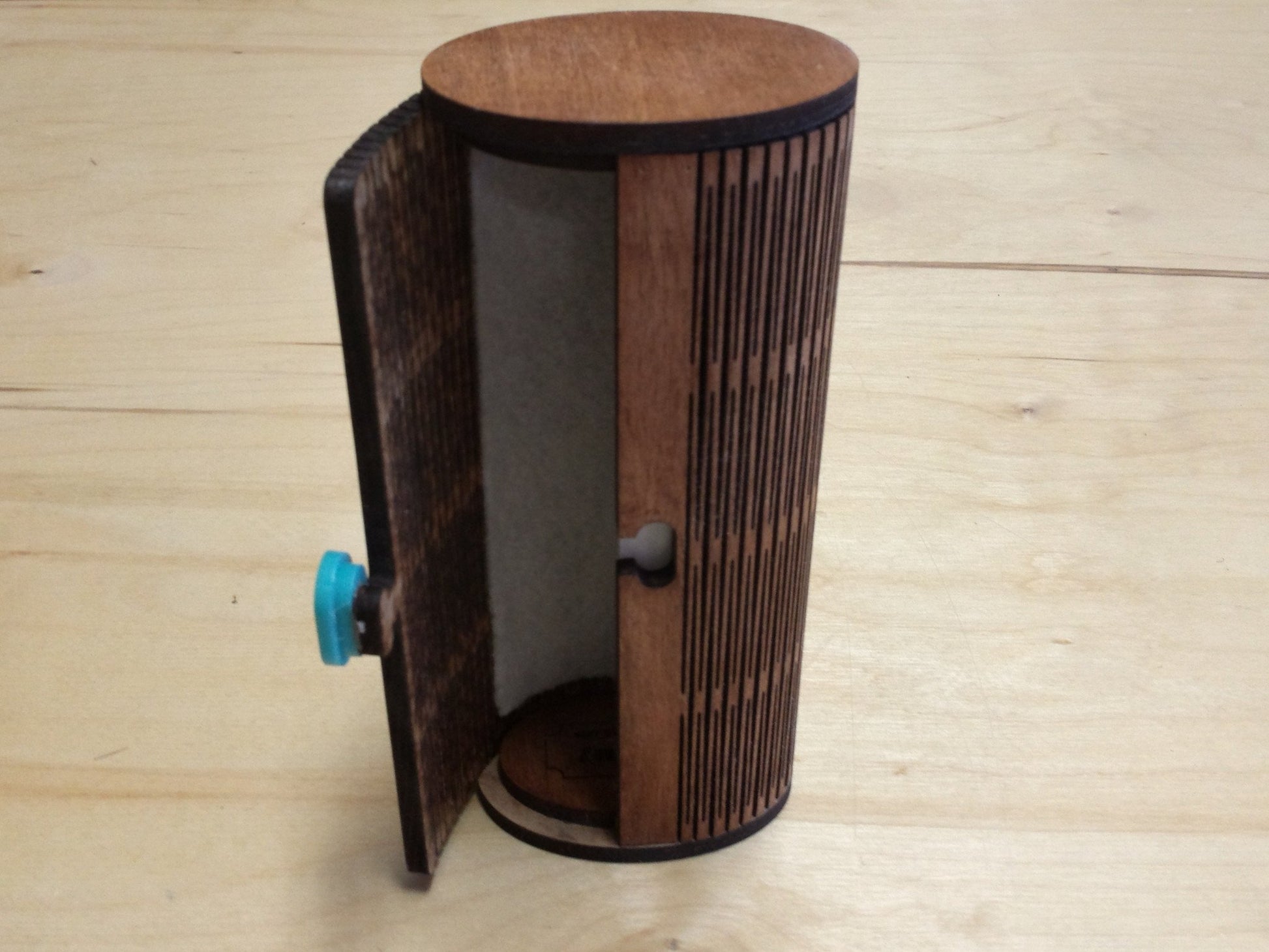 Wood Sunglass Case - standing