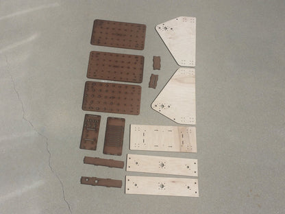 CNC Mill - laser cut parts