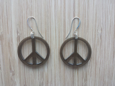 Earrings - Peace Symbol
