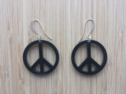 Earrings - Peace Symbol