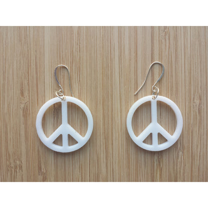 Earrings - Peace Symbol