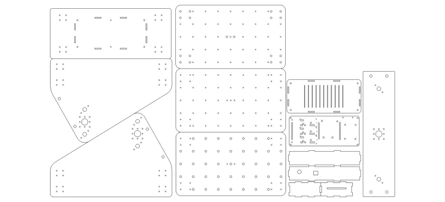 CNC Mill - laser cut parts