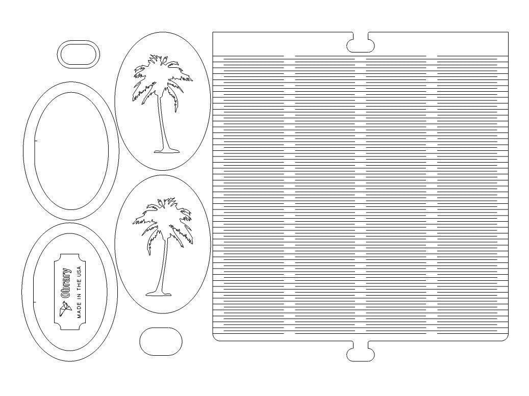 Sunglass Case - laser cutter plan