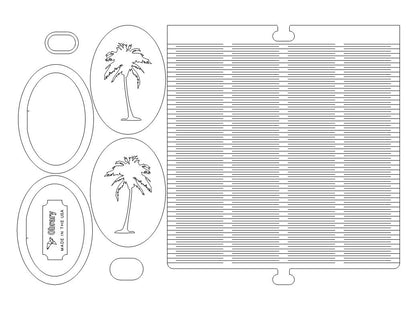 Sunglass Case - laser cutter plan