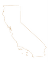 State of California outline vector
