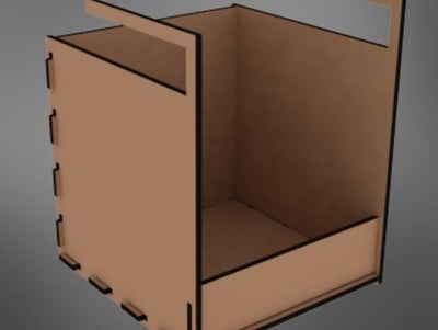 Parametric Extra Shelf - rendering